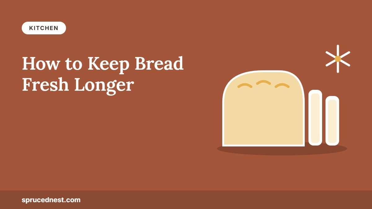 How to keep bread fresh: loaf and slices with a snowflake for freezing